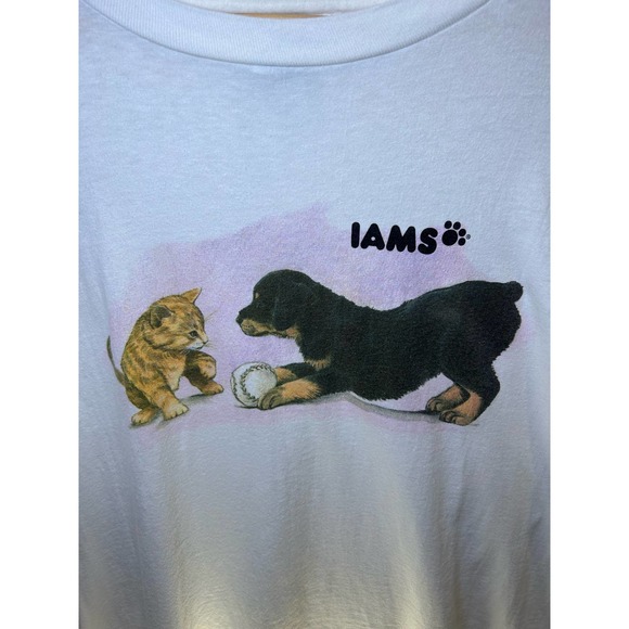 Vintage Iams dog and cat promo tee - Picture 2 of 4